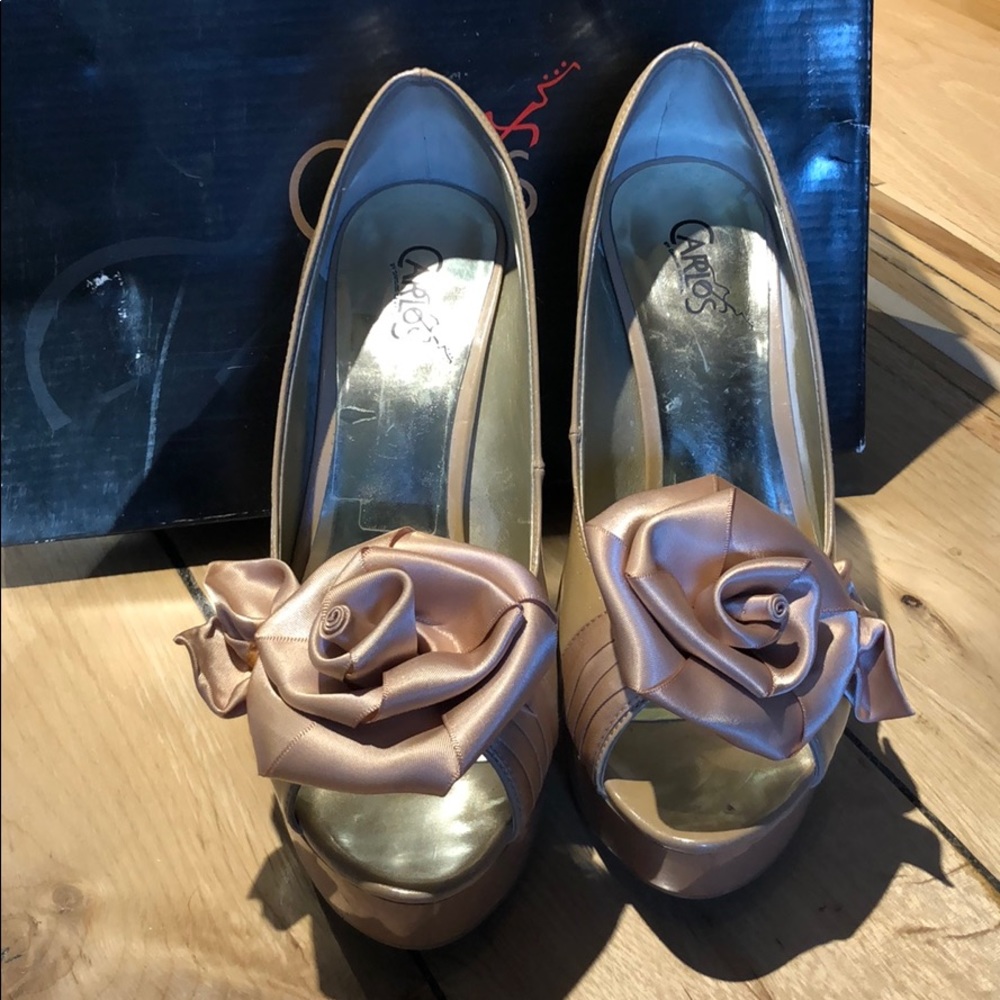 Carlos | Jardin High Heels - Camel Beige - Picture 2 of 8